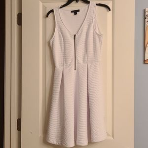 New white sleeveless dress